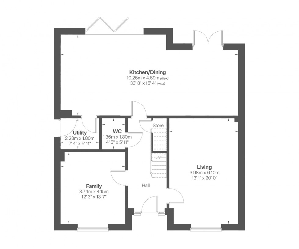 Floorplan for Loughborough Road, Ruddington, NG11