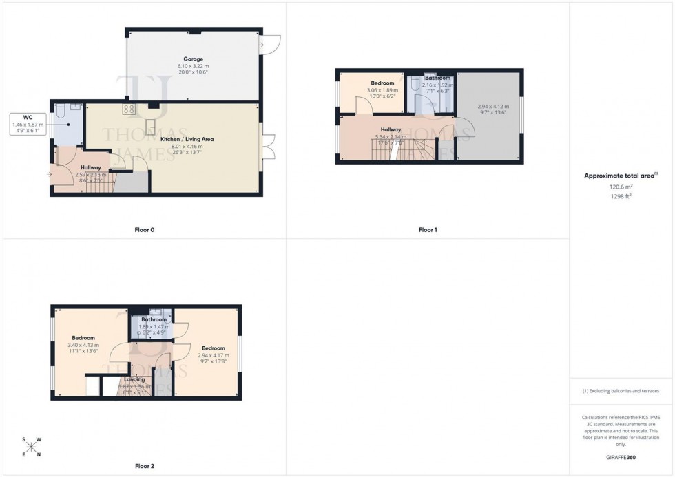 Floorplan for Harvest Drive, Cotgrave, NG12