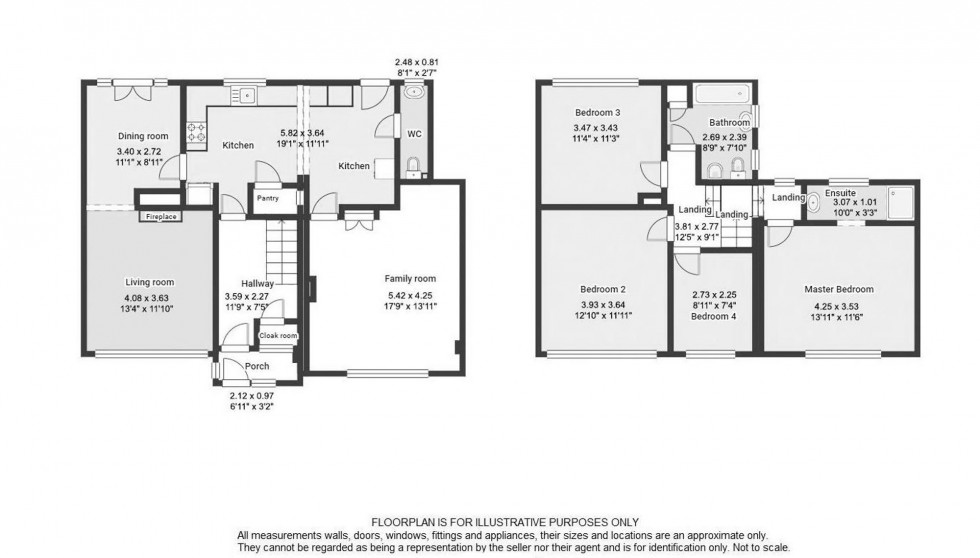 Floorplan for Peacock Close, Ruddington, NG11