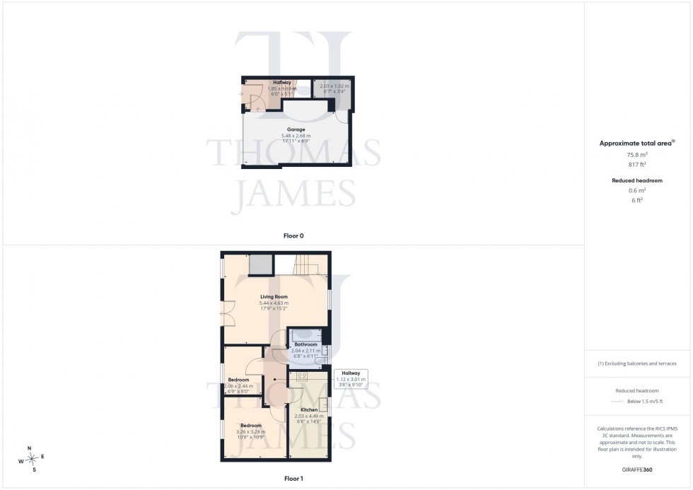 Floorplan for Willow Road, Cotgrave, NG12