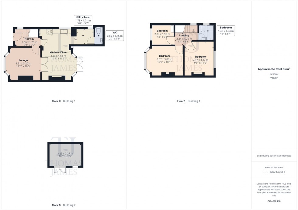 Floorplan for Rufford Road, Ruddington, NG11