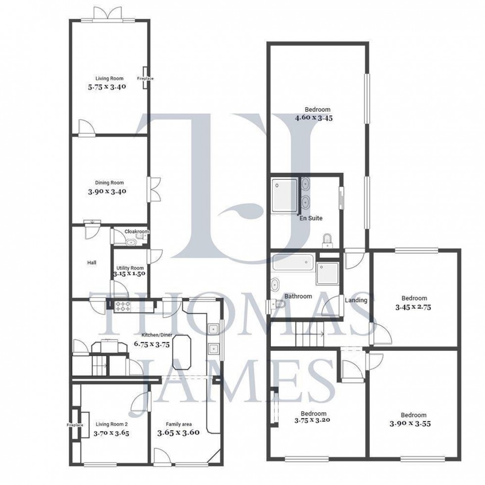 Floorplan for Nottingham Road, Gotham, NG11