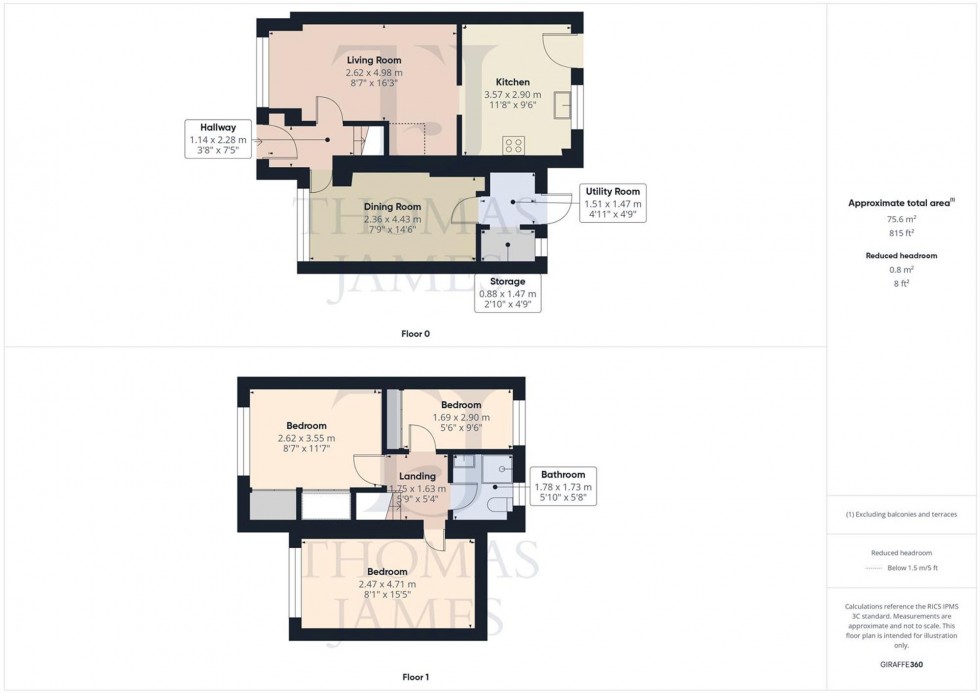 Floorplan for Samson Court, Ruddington, NG11