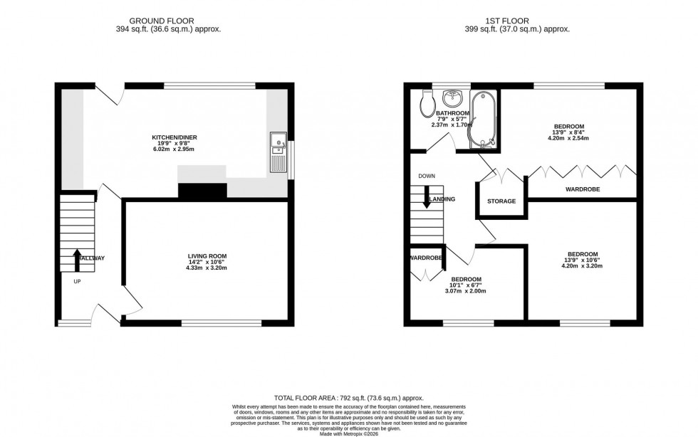 Floorplan for Crosshill, Cotgrave, NG12