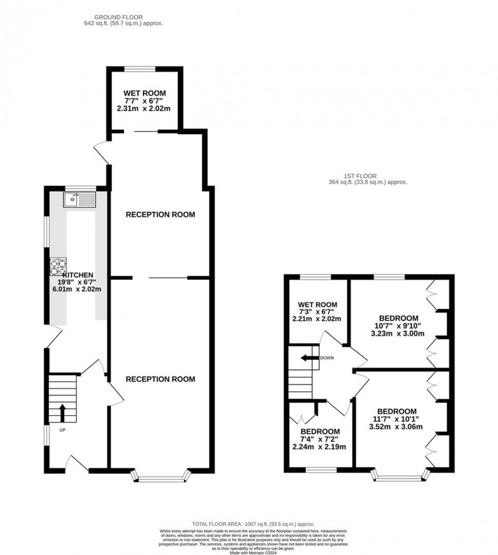 Floorplan for Rufford Road, Ruddington, NG11