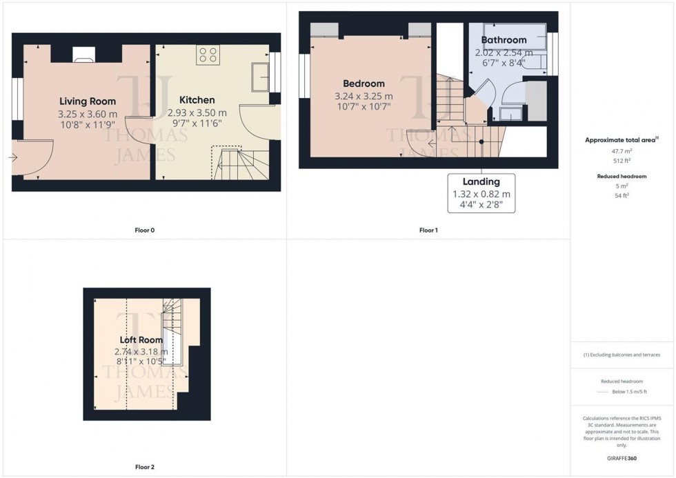 Floorplan for Widdowsons Row, Ruddington, NG11
