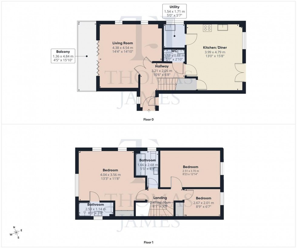 Floorplan for Deane Road, Nottingham, NG11