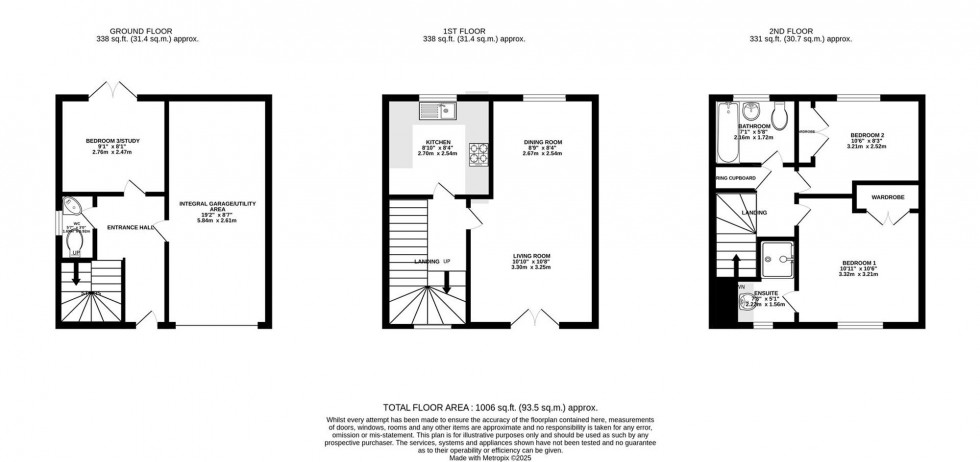 Floorplan for Cooper Gardens, Ruddington, NG11