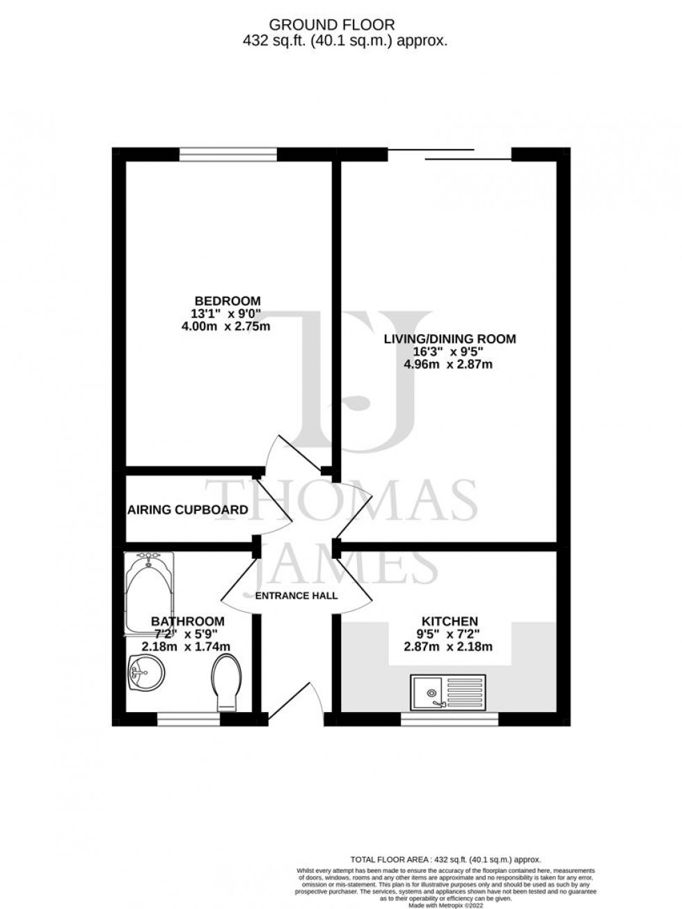 Floorplan for The Firs, Sherwood, Nottingham