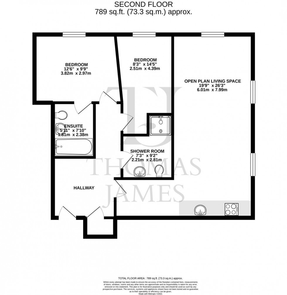 Floorplan for St Georges Mill, Wimbledon Street, Leicester