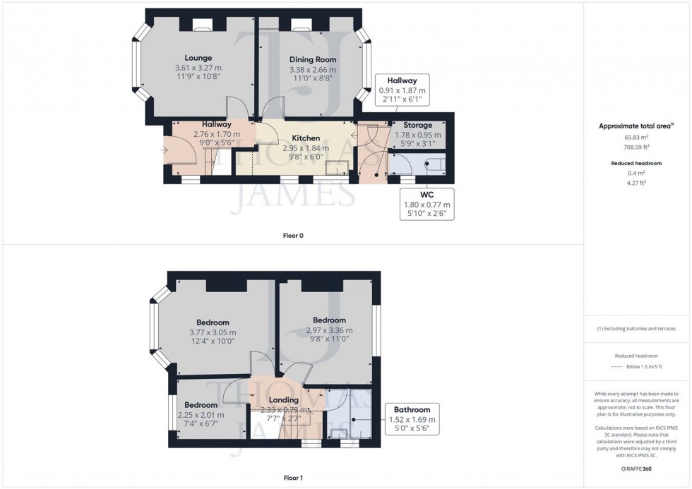 Floorplan for Abingdon Drive, Ruddington, Nottingham