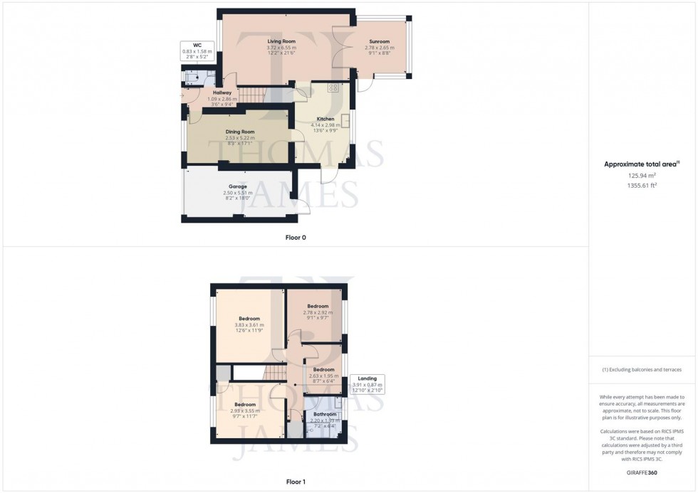 Floorplan for Wellin Lane, Edwalton, Nottingham