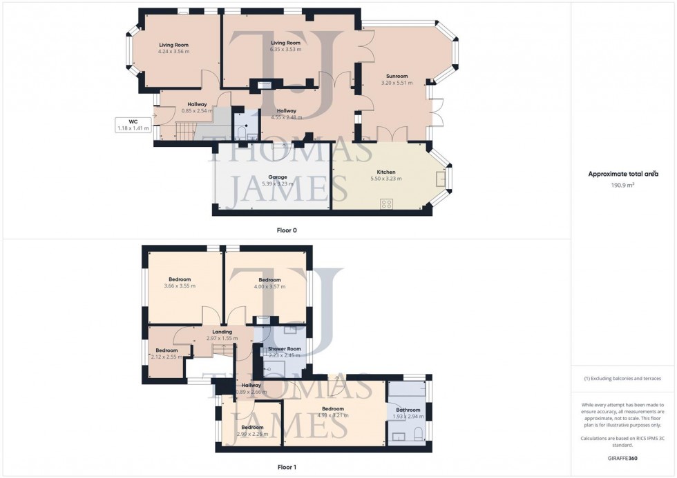 Floorplan for Kirk lane, Ruddington, Nottingham
