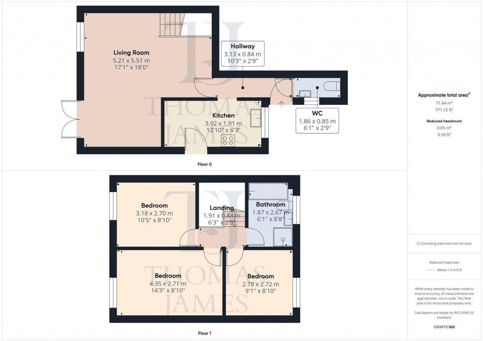 Floorplan for Sheepfold Lane, Ruddington, Nottingham