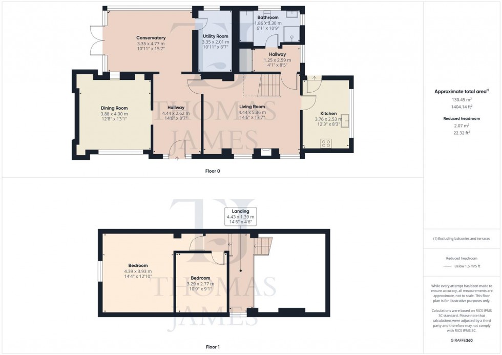 Floorplan for The Rushes, Gotham, Nottingham