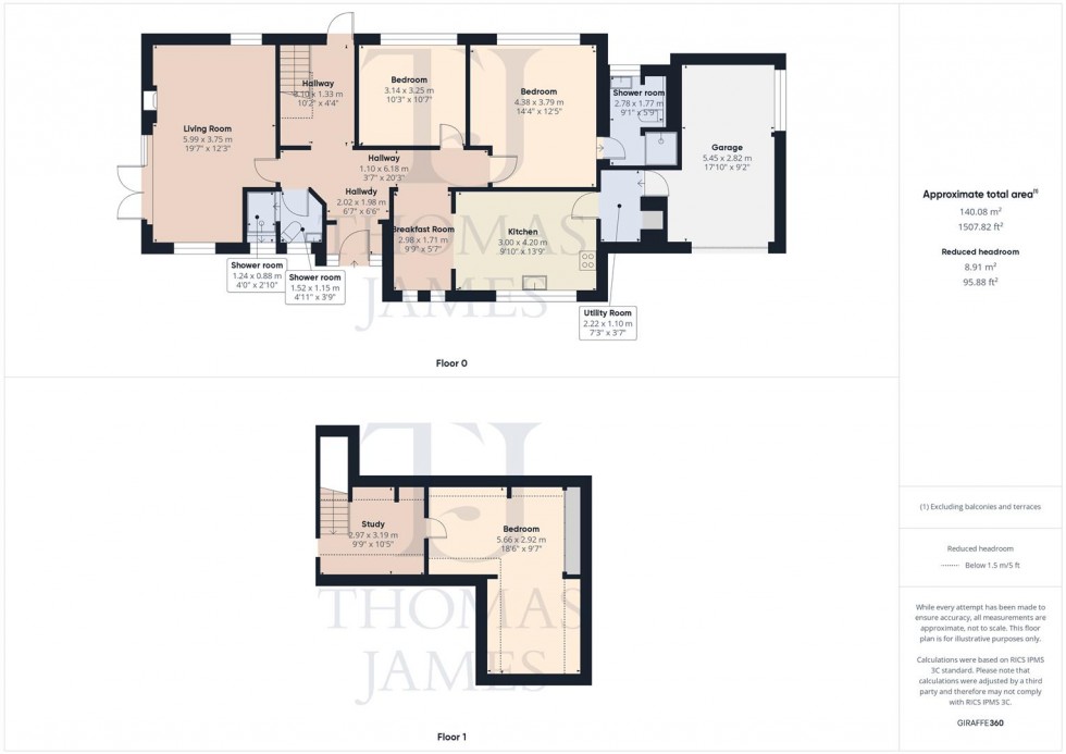 Floorplan for Morkinshire Crescent, Cotgrave, Nottingham