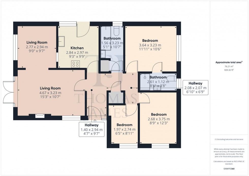 Floorplan for Kegworth Road, Gotham, Nottingham