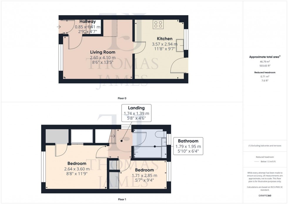 Floorplan for Samson Court, Ruddington, Nottingham
