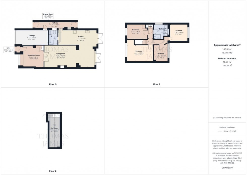 Floorplan for Spencer Close, Ruddington, Nottingham
