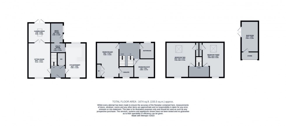 Floorplan for Jewitt Way, Ruddington, Nottingham