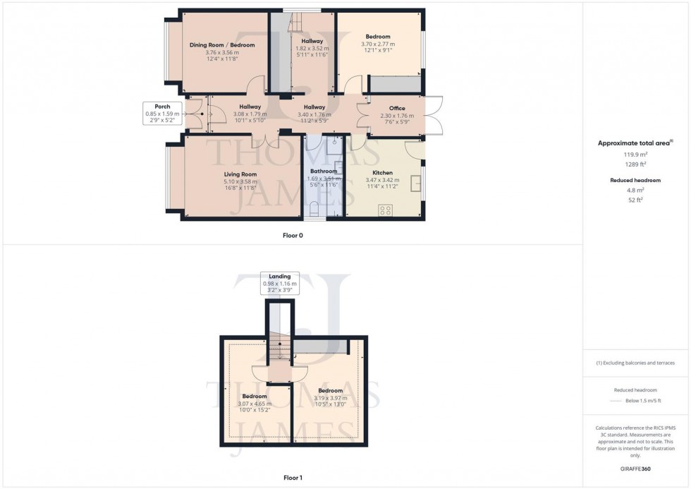 Floorplan for Loughborough Road, Bunny, Nottingham