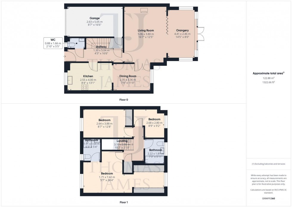 Floorplan for St. Lawrence Close, Gotham, Nottingham
