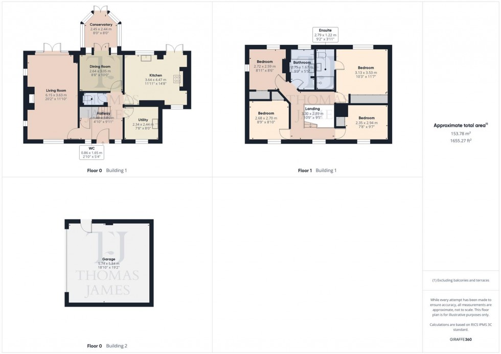 Floorplan for Vine Farm Close, Cotgrave, Nottingham