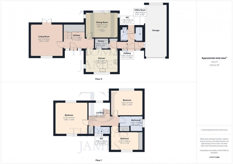 Floorplan for Brown Lane, Barton-In-Fabis, Nottingham