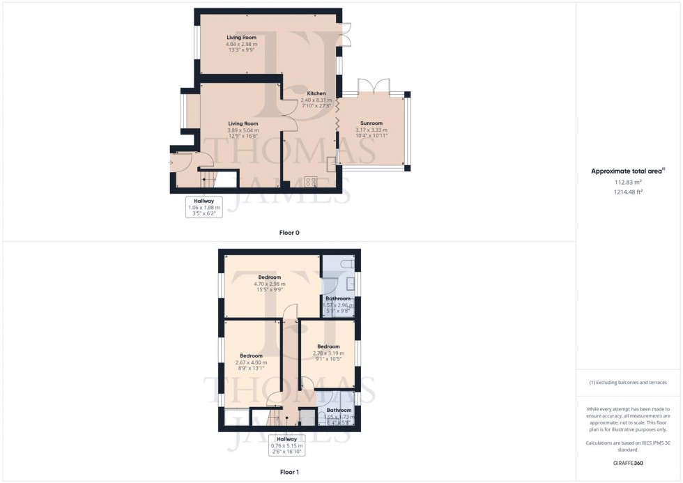 Floorplan for Pieris Drive, Nottingham