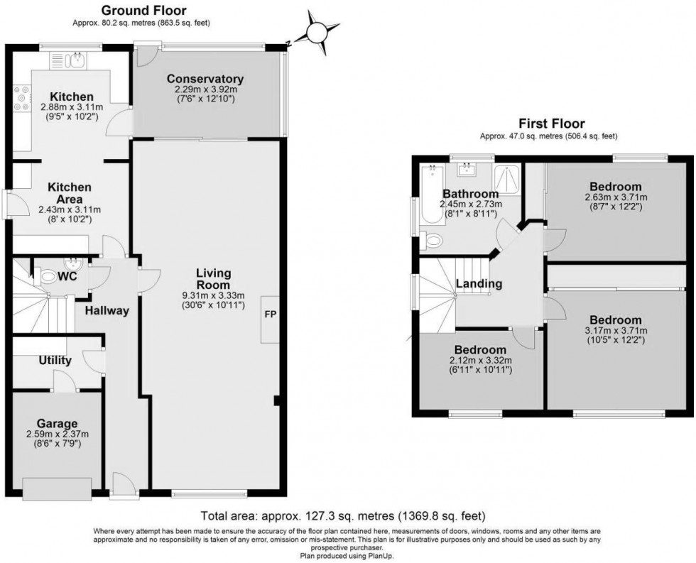 Floorplan for Collingwood Close, Clifton Grove, Nottingham