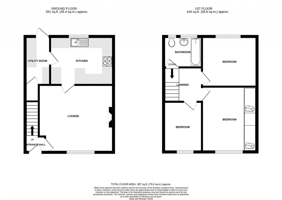 Floorplan for Widecombe Lane, Clifton, Nottingham