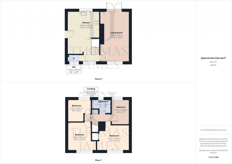 Floorplan for Rivermead, Cotgrave, Nottingham
