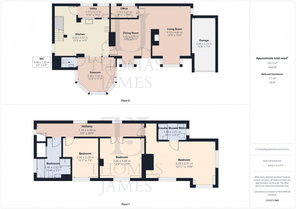 Floorplan for Hardigate Road, Cropwell Butler, Nottingham