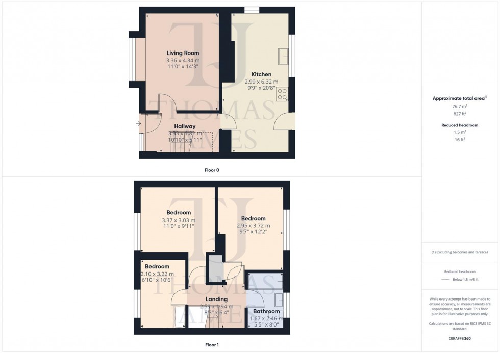 Floorplan for Cartbridge, Cotgrave, Nottingham