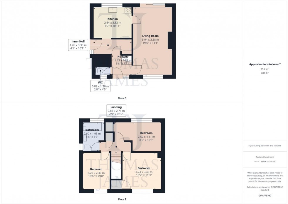 Floorplan for Kinsale Walk, Nottingham