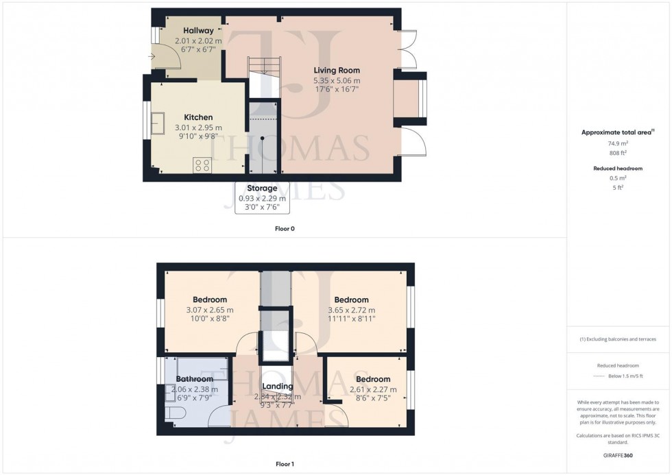 Floorplan for Ashworth Avenue, Ruddington