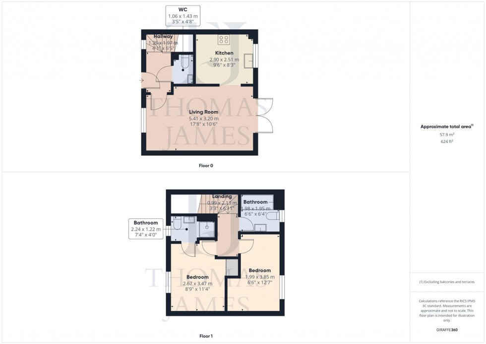 Floorplan for Newbury Gardens, Radcliffe on Trent