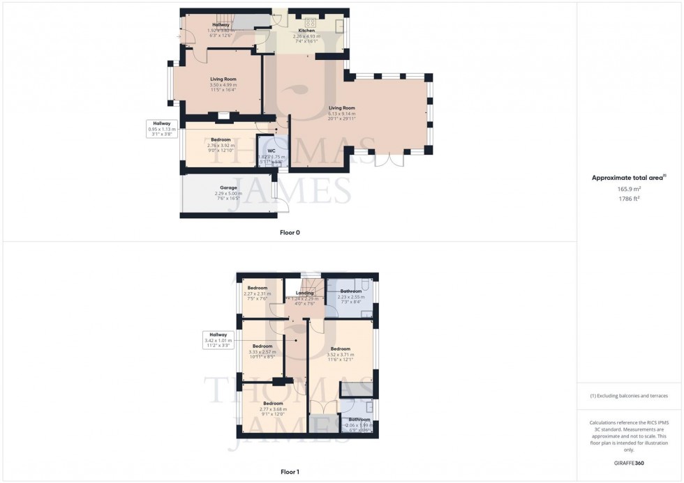 Floorplan for Carter Avenue, Ruddington, Nottingham