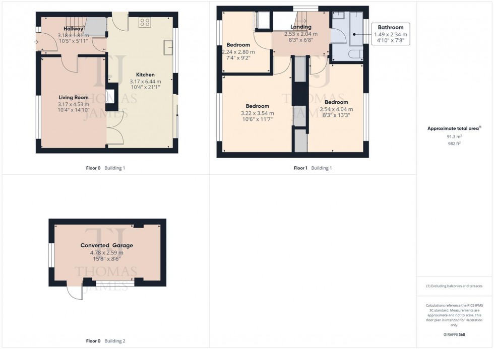 Floorplan for St. Lawrence Boulevard, Radcliffe-On-Trent, Nottingham