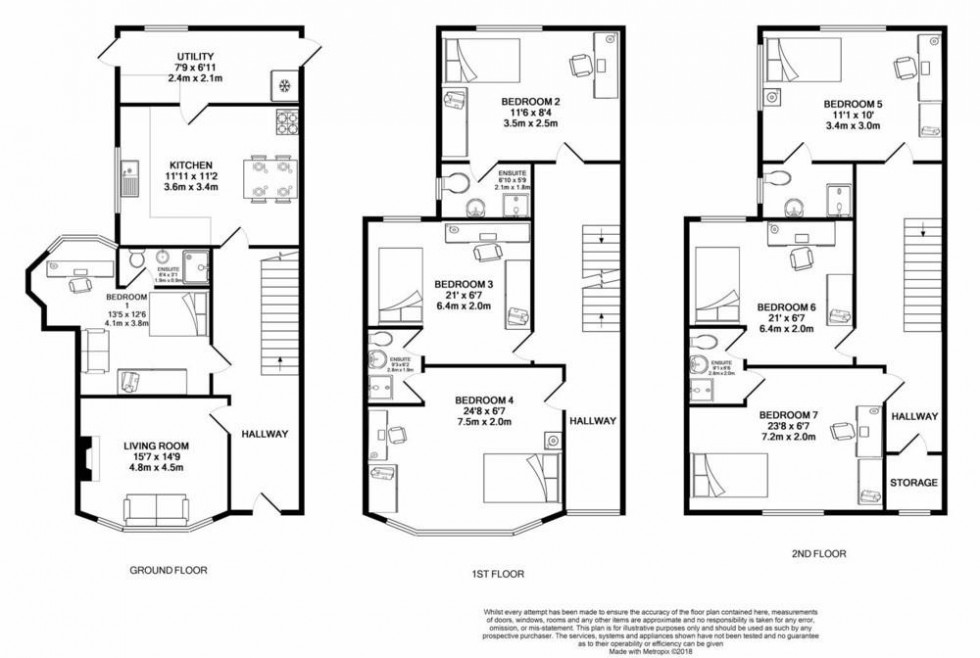 Floorplan for Derby Road, Nottingham