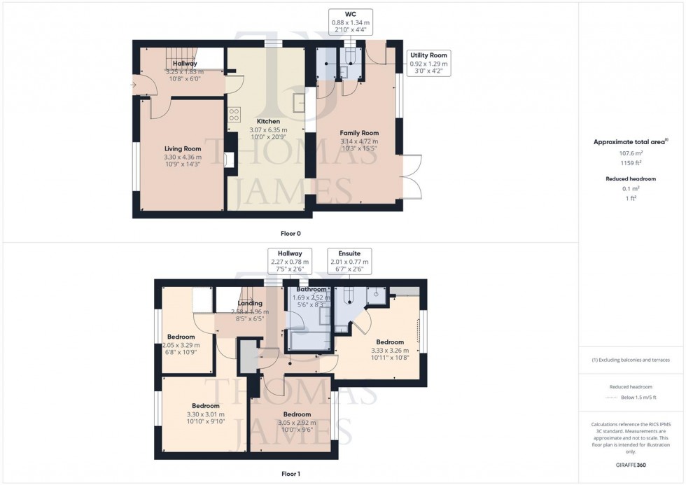 Floorplan for Cartbridge, Cotgrave, Nottingham