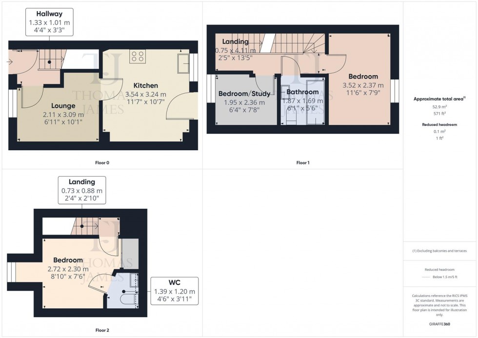Floorplan for Easthorpe Street, Ruddington, Nottingham