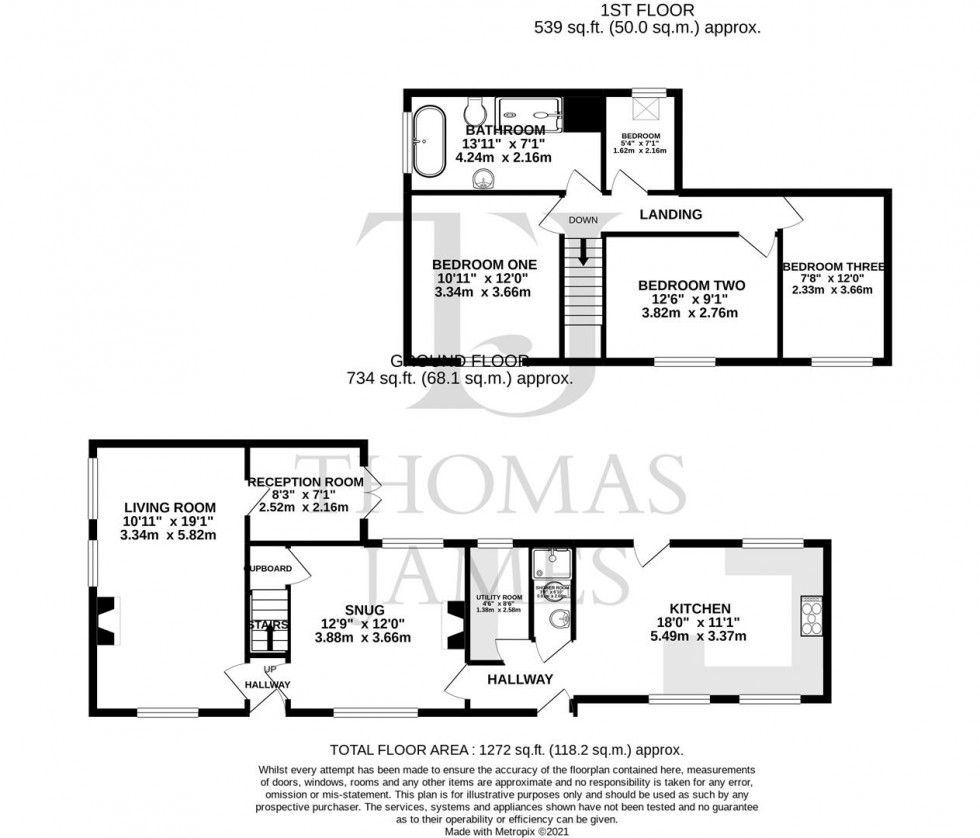 Floorplan for Morkinshire Lane, Cotgrave, Nottingham
