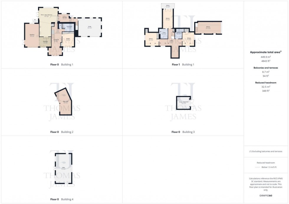 Floorplan for Ash Lane, Costock, Loughborough