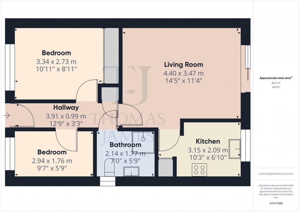 Floorplan for Shrimpton Court, Ruddington, Nottingham