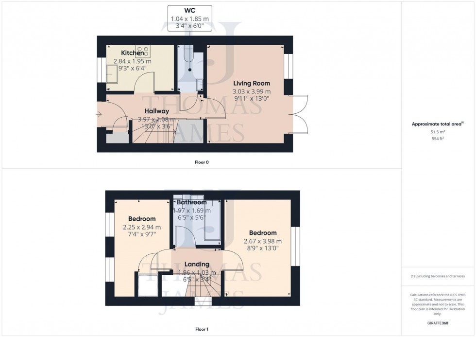 Floorplan for Woodpecker Close, West Bridgford, Nottingham