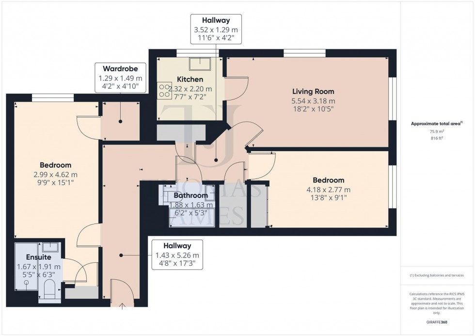 Floorplan for Manor Lodge, Manor Park, Ruddington