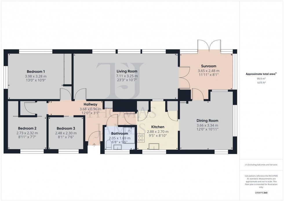 Floorplan for Nottingham Road, Bottesford, Nottingham