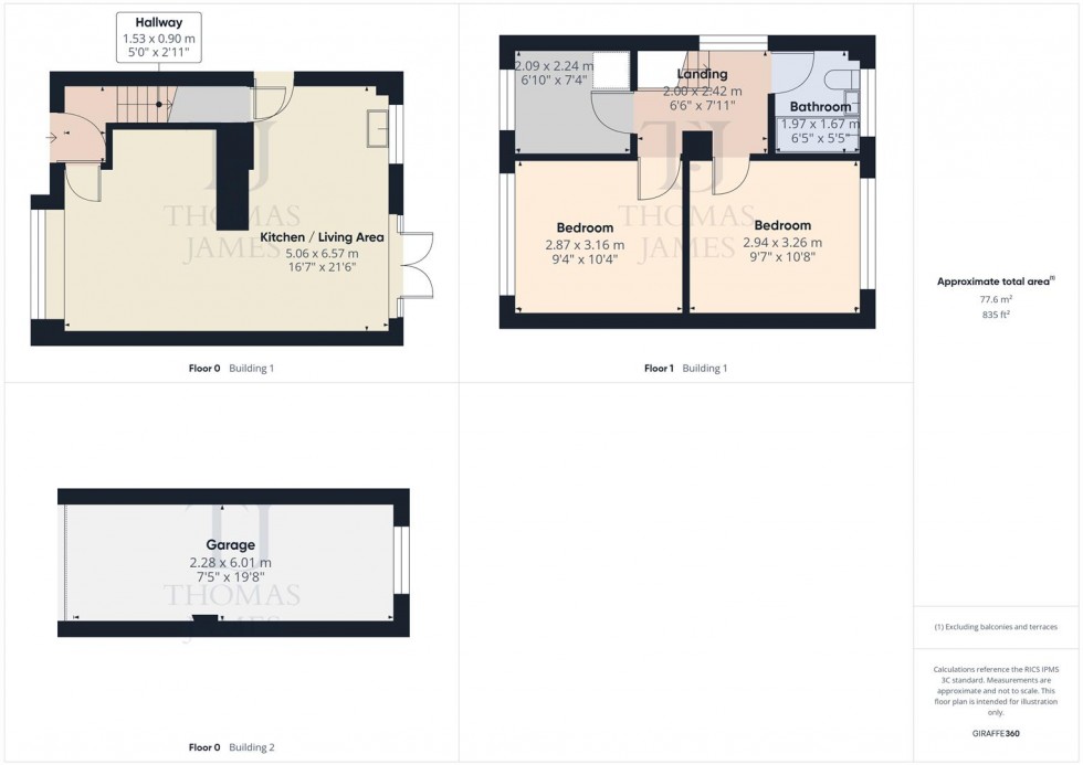 Floorplan for Fern Lea Avenue, Cotgrave, Nottingham