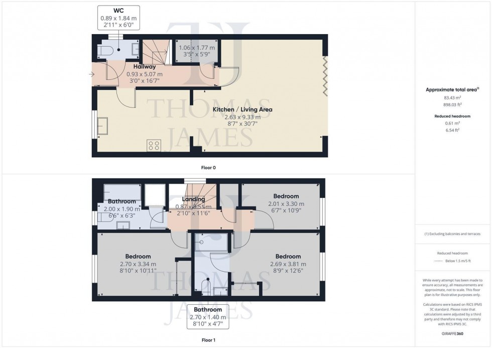 Floorplan for Clipstone Road East, Forest Town, Mansfield